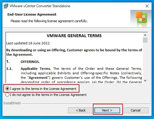 仮想化ツール（変換ツール）「VMware vCenter Converter Standalone」をインストールする
